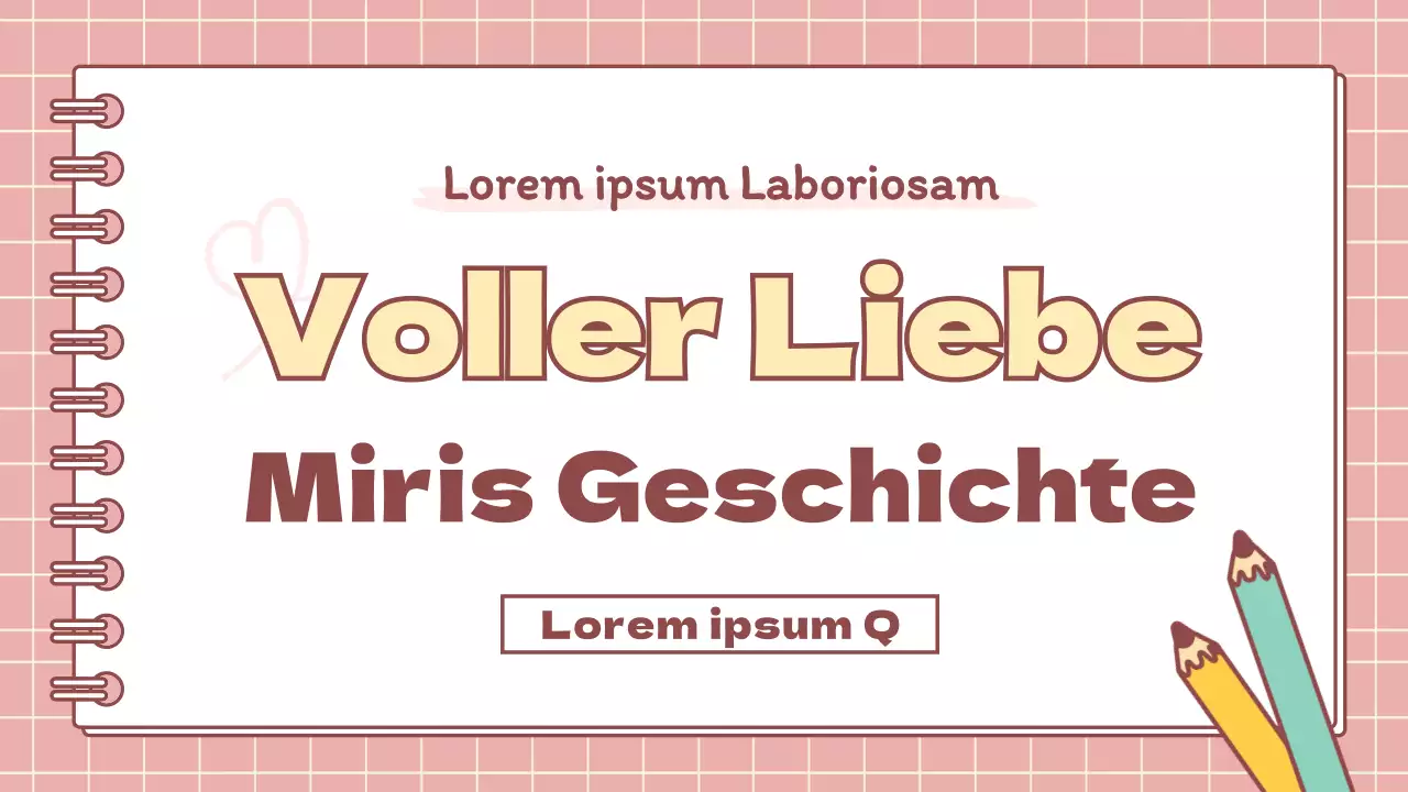 Minimalistische Grundschulferien-Hausaufgabenpräsentation in Rosa und Gelb