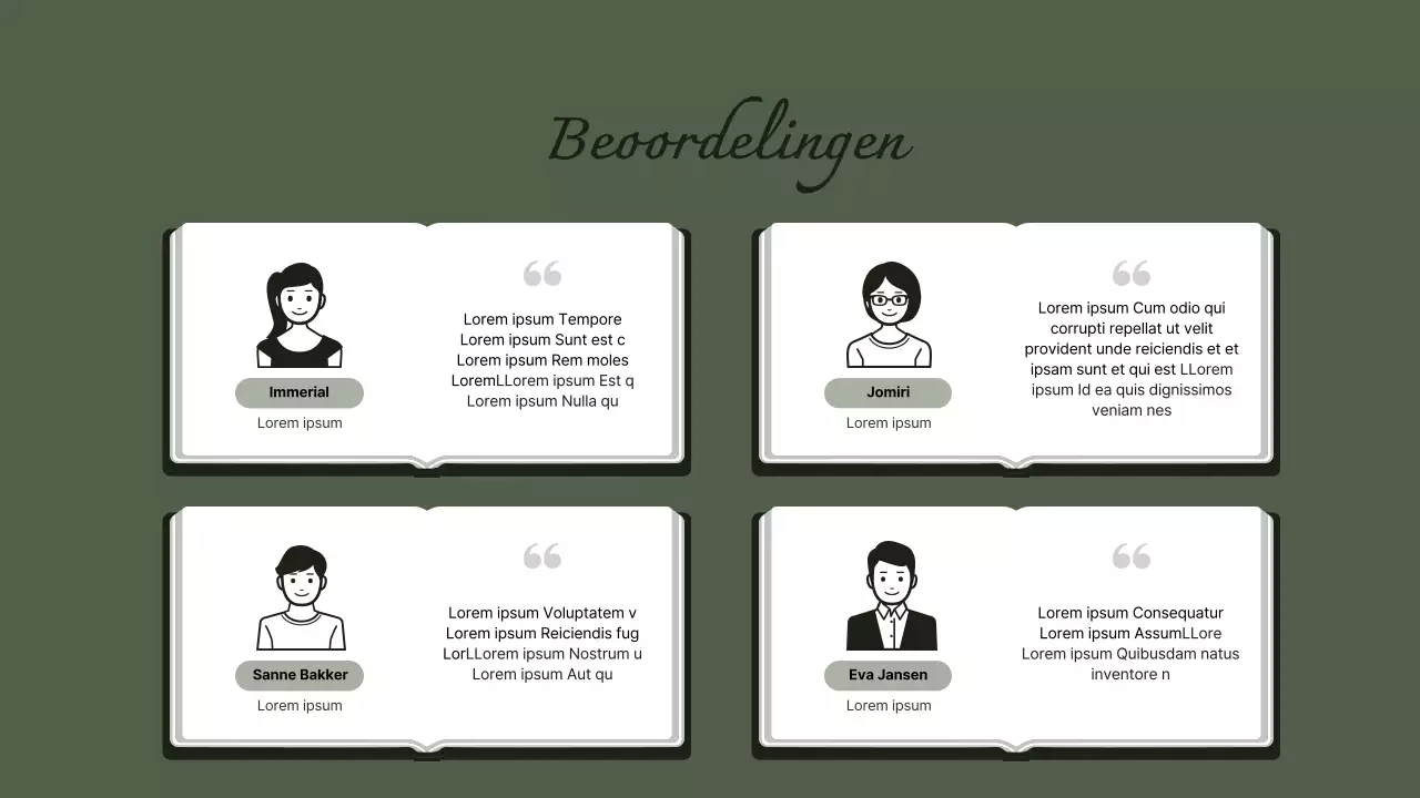 Groen en eenvoudig portfolio docent kunstpsychologie