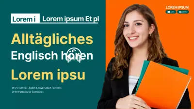 Tägliches Hören von Englisch Essential Patterns Study English Language School Continuous Listening