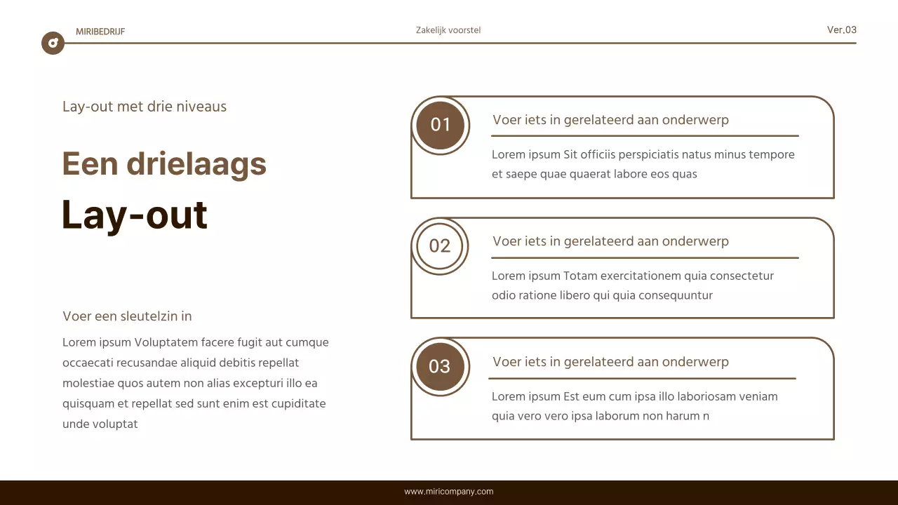 Eenvoudig bruin en wit tekstmarkeringsrapport