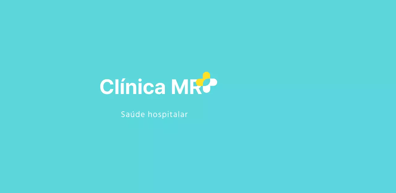 Celebrar um logótipo hospitalar limpo e mentolado