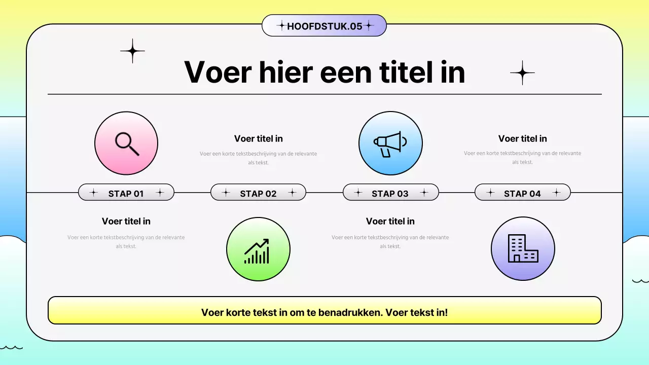 Felgekleurde verlopen zomerpromotie