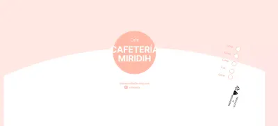 Sencillos vasos de papel rosa de cafetería