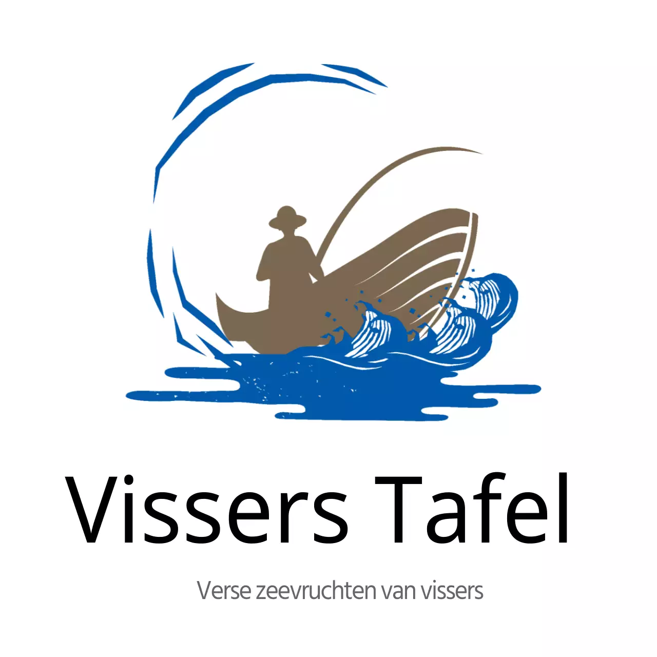 Visserstafel met zeevruchten