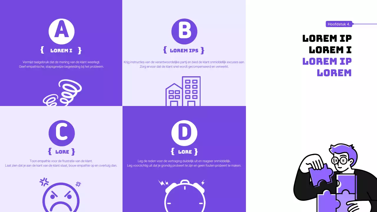 Paars Geïllustreerd CS Servicehandboek Thema