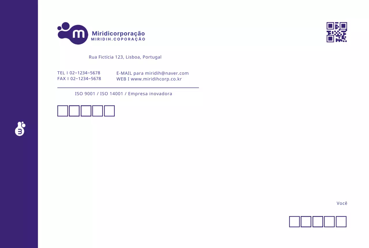 Logótipo roxo Clean Business