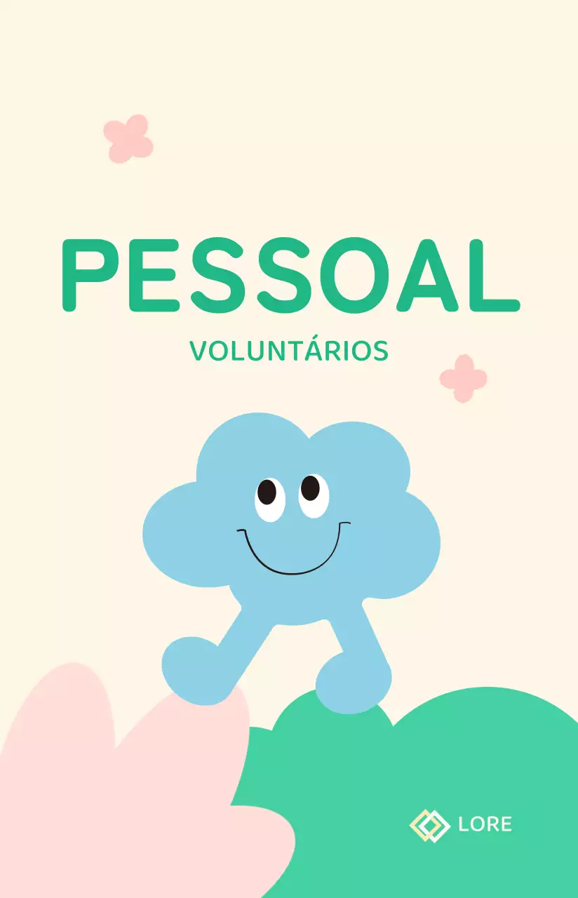 Um perfil de campanha colorido, alegre e com ilustrações de personagens engraçadas