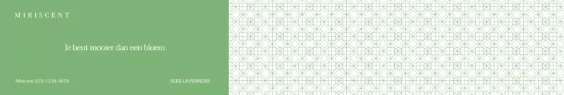 Groen patroon achtergrond diffuser cadeaupapier