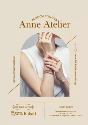 Beige, fotohervorgehobenes Schmuckereignis