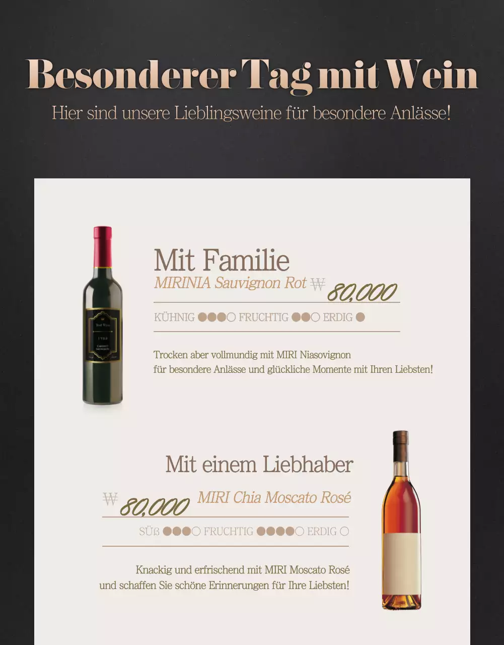 Wein Detailseite