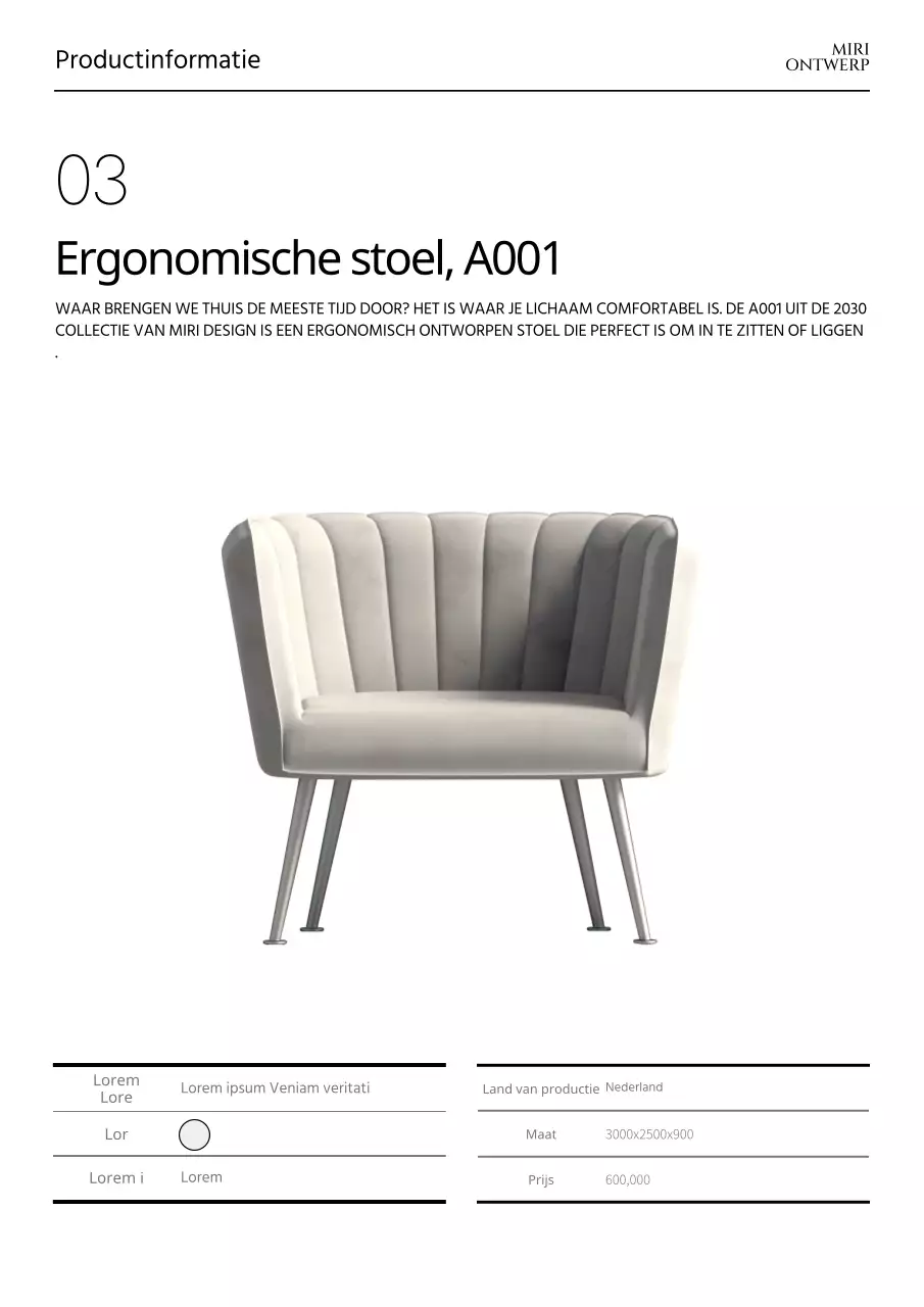 Illustratie van meubels met marineblauwe plaid en stoelen