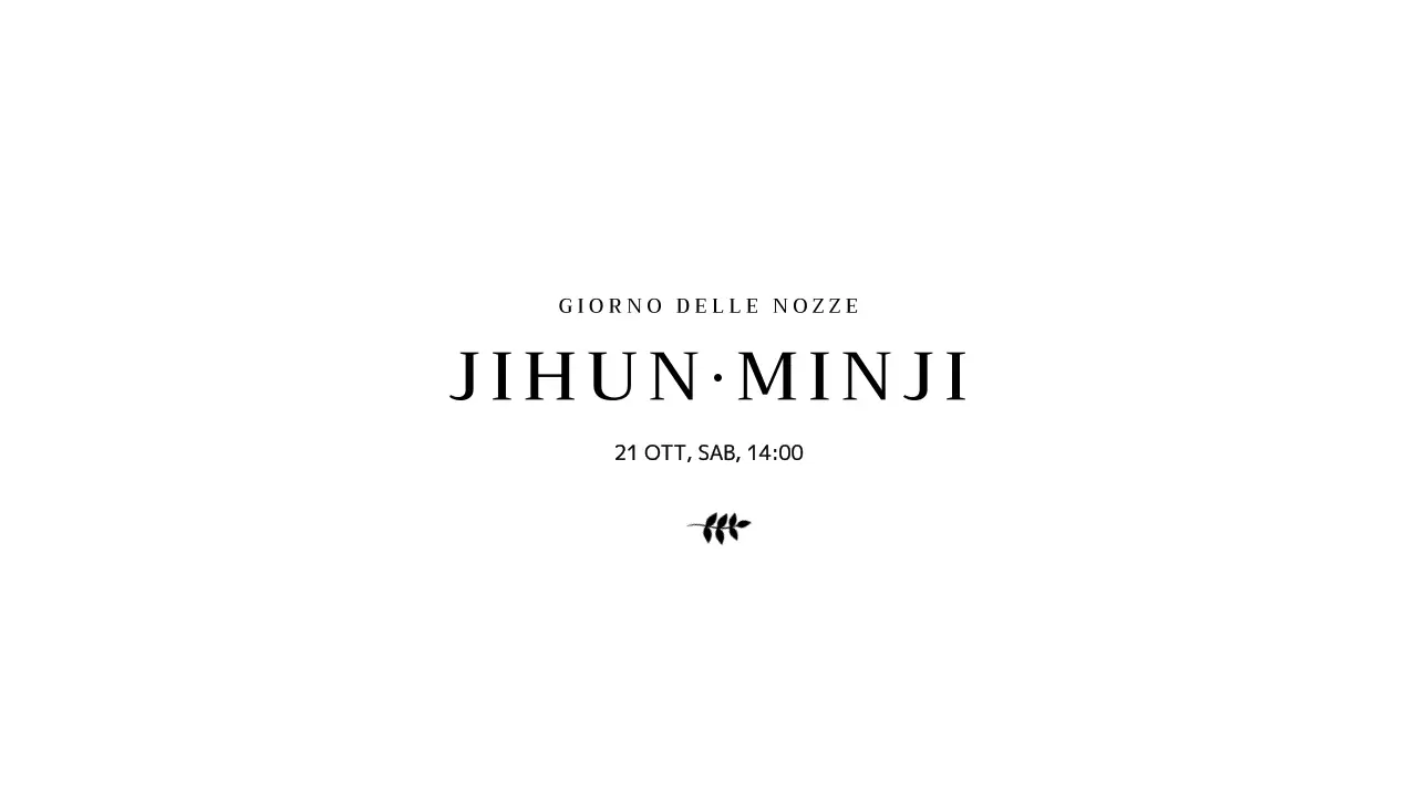 Buste per inviti di nozze dal design semplice con illustrazioni botaniche nere e i nomi degli sposi.