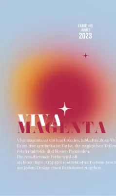 Schlichte Farbverläufe und Text mit roter und hellblauer Färbung