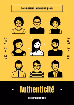 Une simple couverture jaune et noire pour la découverte de soi