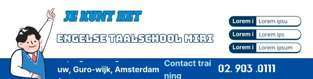 Het Blauwe Karakter van de Illustratieschool promoten