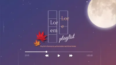 Playlist d'automne au clair de lune Playlist de chansons d'automne émotionnelles