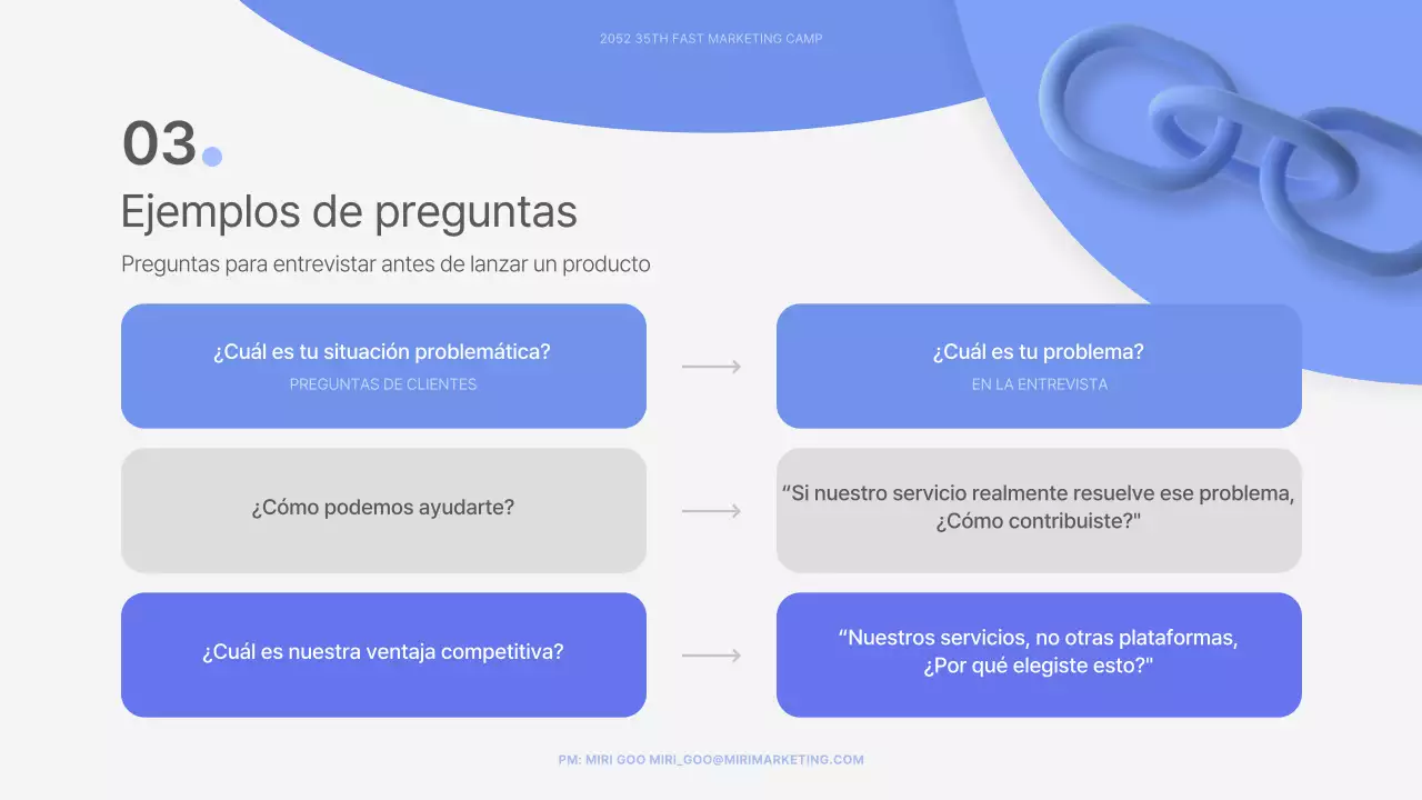 Material para entrevistas sobre el tema de las formas estereoscópicas 3D en azul y blanco