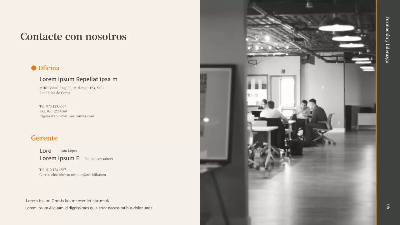 Propuesta de Lección de Coaching de Liderazgo para Promotores en Gris y Naranja