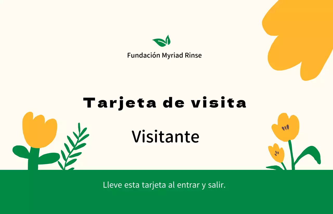 Tarjeta de visita con cálidas ilustraciones