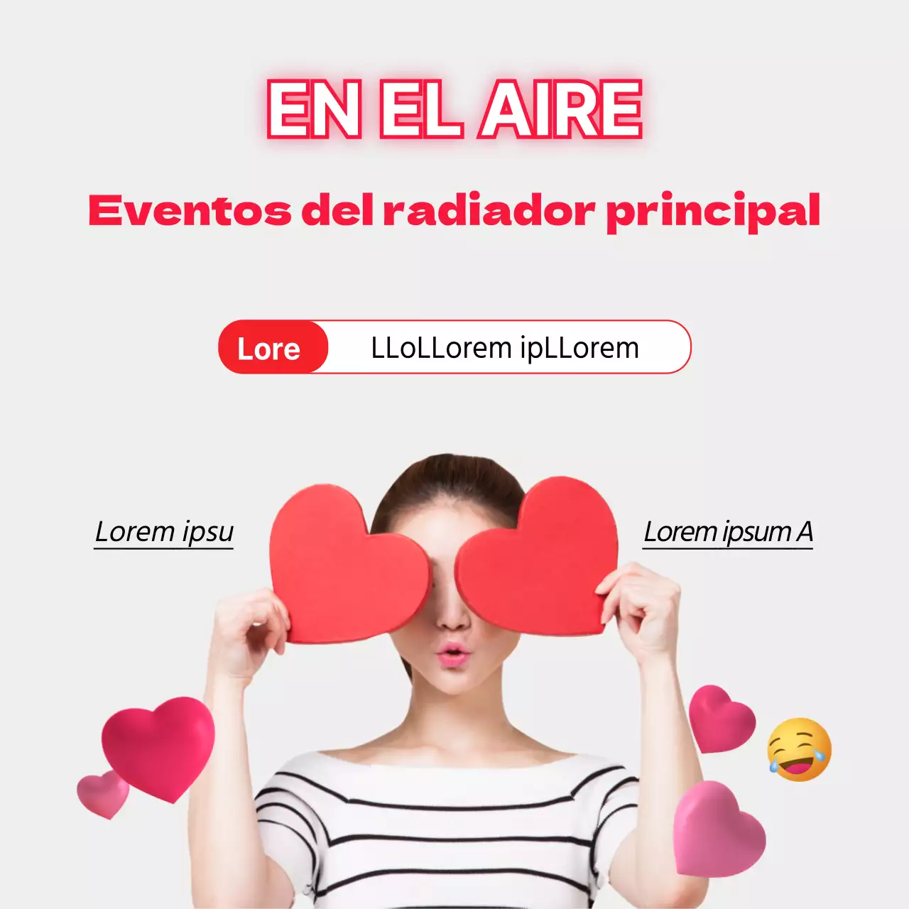 ON AIR Evento principal Retransmisión en directoPreview SorteoPremio Corazón Emoji