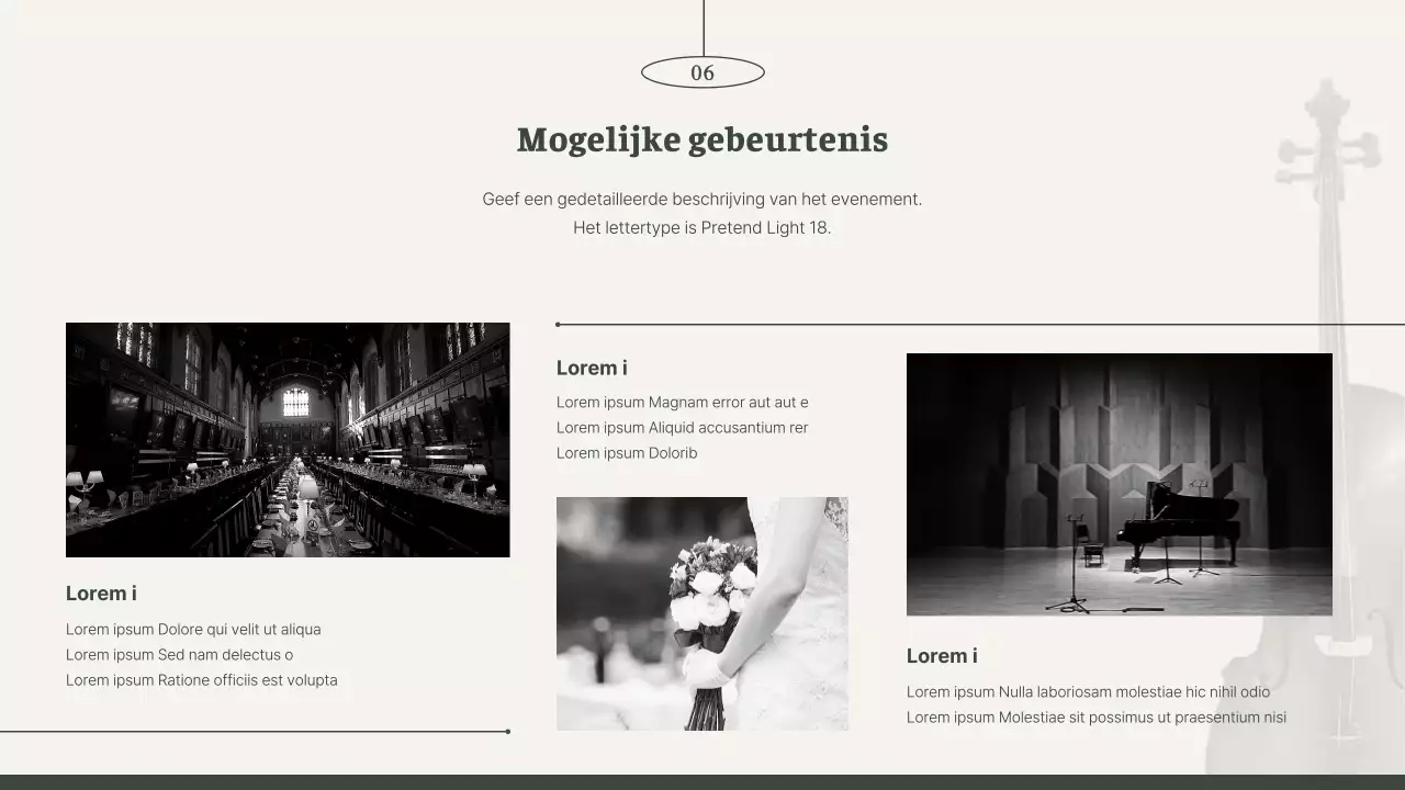 Prestatiegroep portfolio in kaki