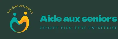 Concevoir un tablier d'une ligne avec le logo d'une personne âgée ou d'une organisation d'aide aux personnes âgées.