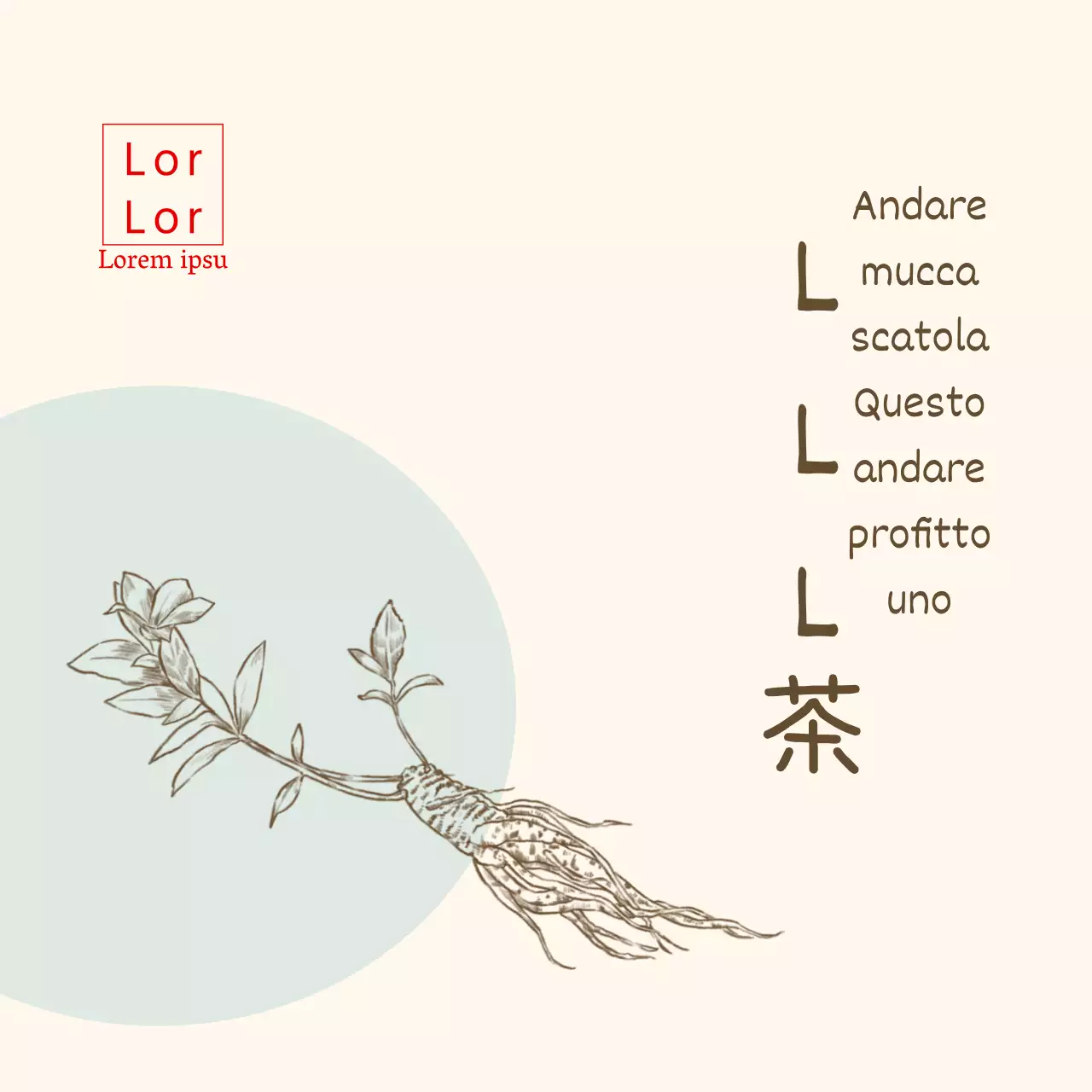 Adesivo per auto con disegno color menta della campanula