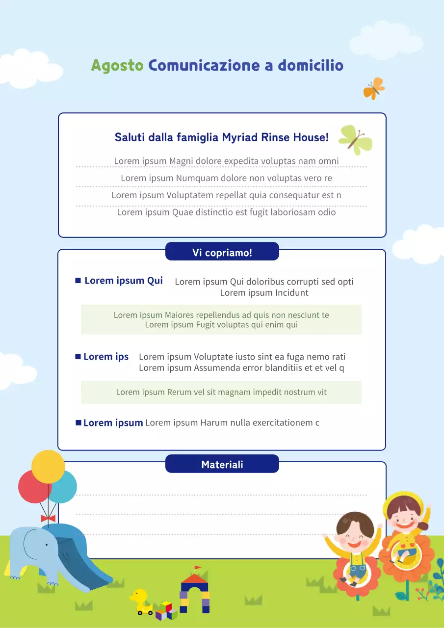 Accoglienza dei nuovi studenti della scuola elementare