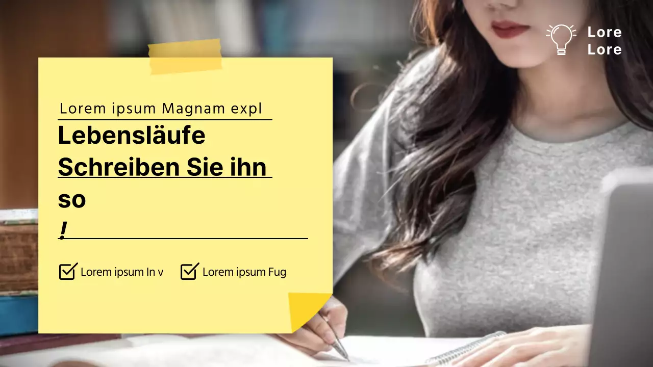 Wie man einen Lebenslauf mit einem Notizblockkonzept schreibt YouTube-Miniaturansicht