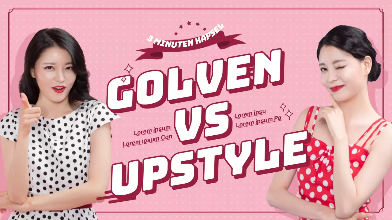 Roze retro-geïnspireerde beeldenHighlighted Beauty YouTube