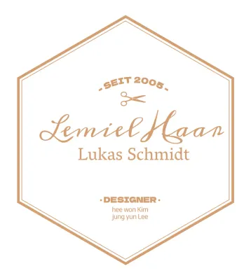 Weißes luxuriöses Friseurschild