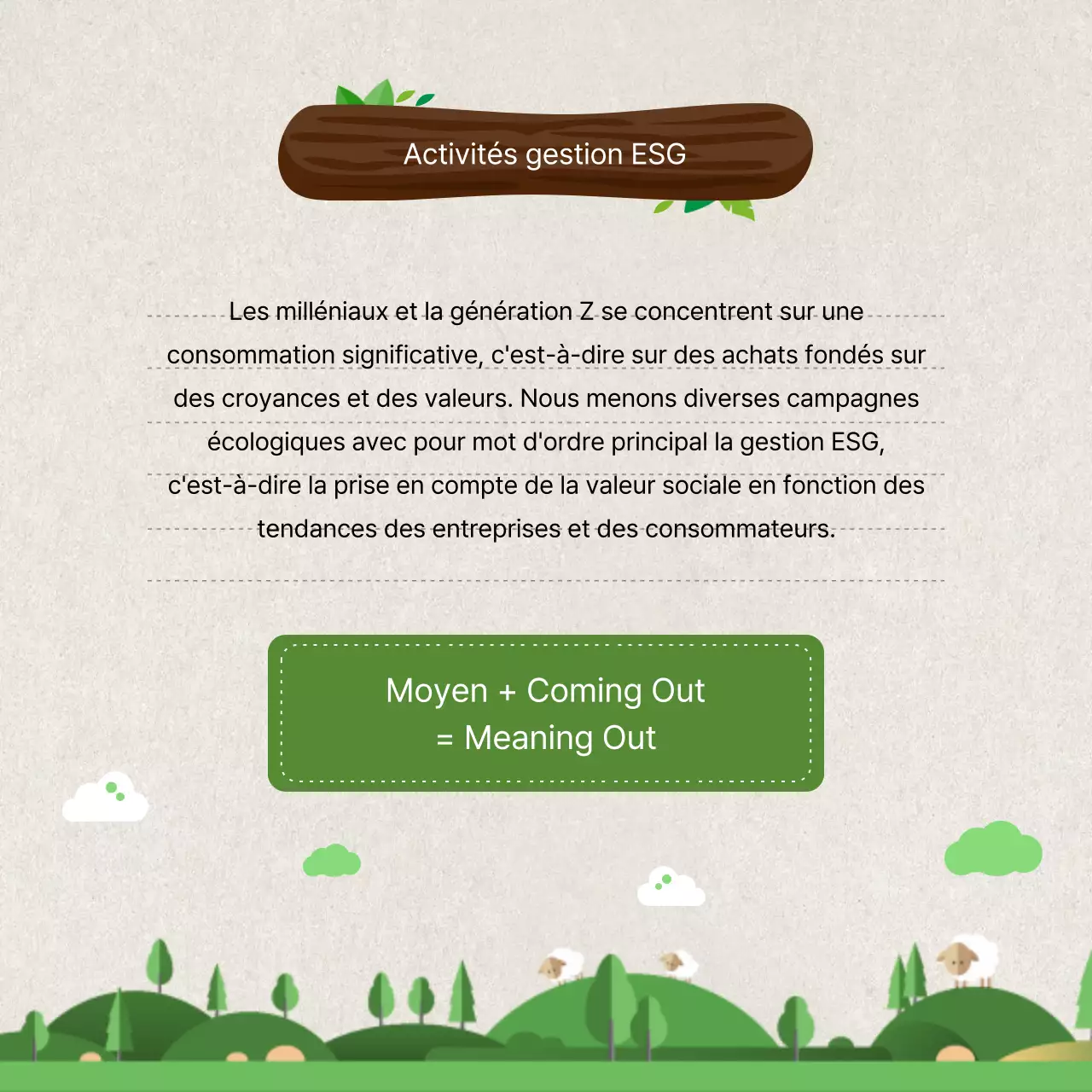 Illustration de la gestion ESG Introduction au marketing vert