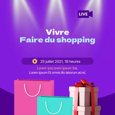 Conception de boutiques en ligne en violet