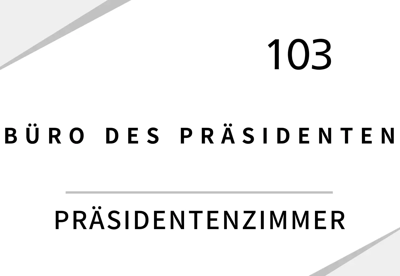 Weißes sauberes grafisches Firmenschild