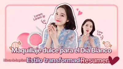 pink lovely makeup youtubeThumbnail