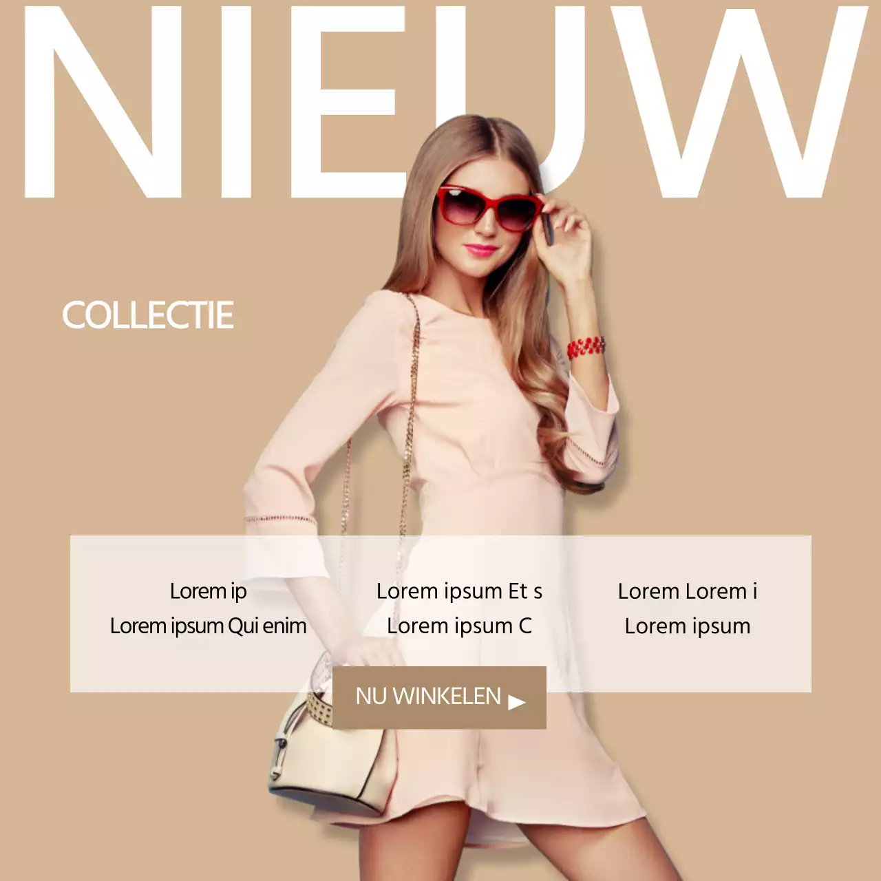 Beige Damesmode Chic Nieuwe collectie
