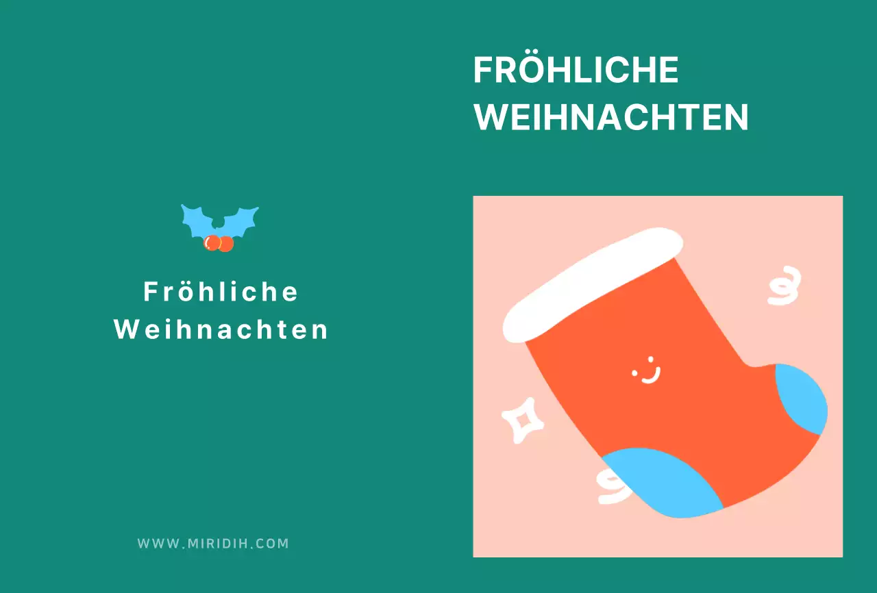 Türkis Niedliche Weihnachtssocken Weihnachtspostkarte Postkarten