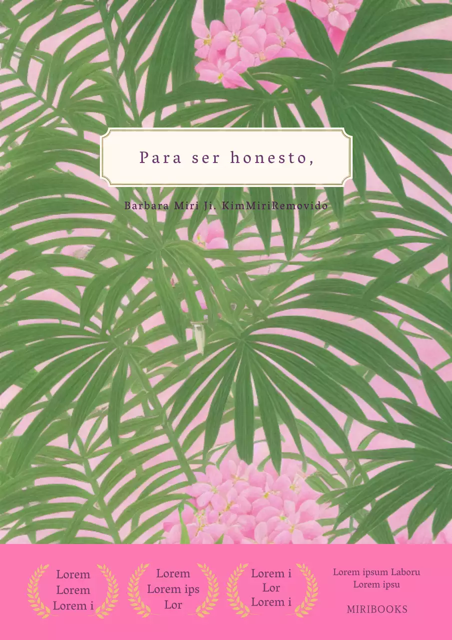 Capa de ensaio emocional em rosa e verde