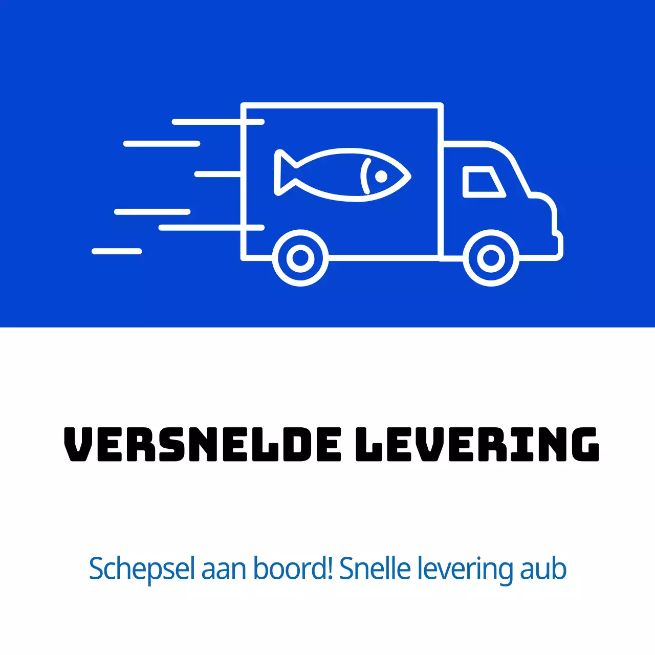 Noodlevering van zeevruchten