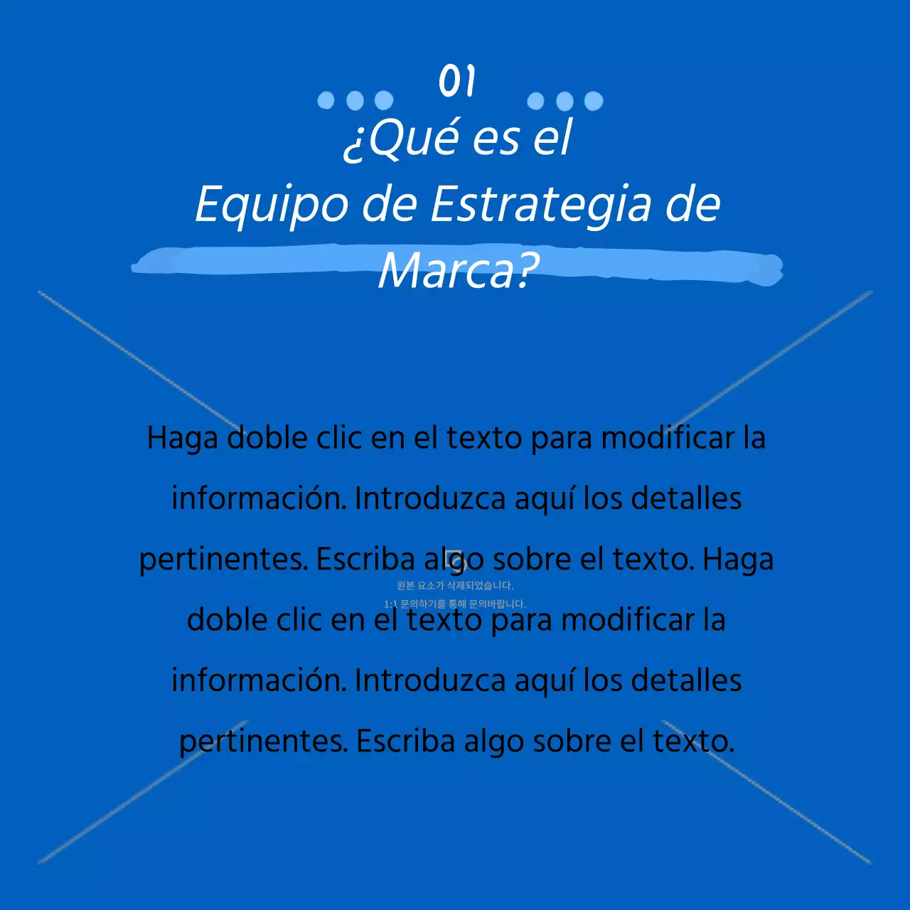 Presentación del equipo con un tema de ilustración azul CardNews