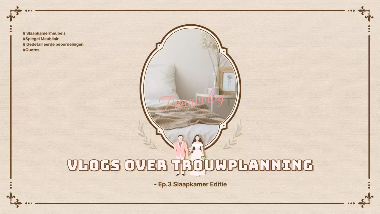 Trouwvlog met zachte tinten