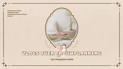 Trouwvlog met zachte tinten