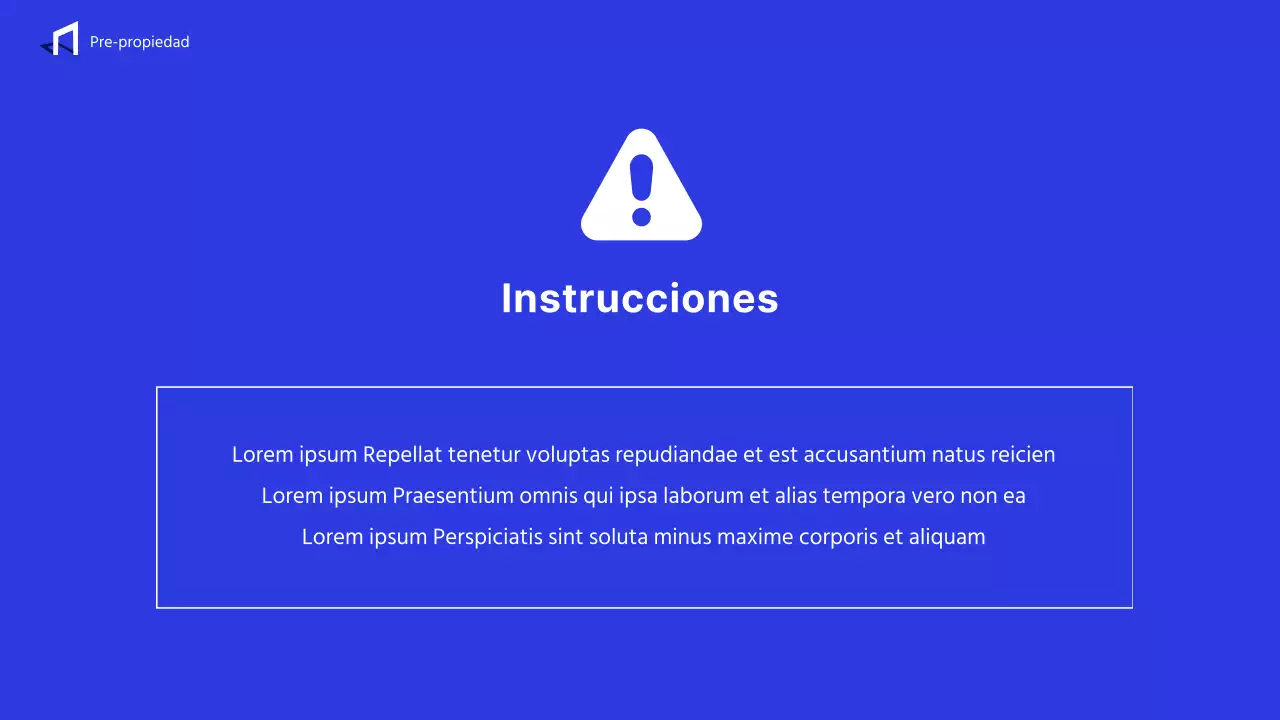 Informe sobre la inversión en oficinas de color azul