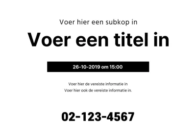 Eenvoudige titeltekst transparantie