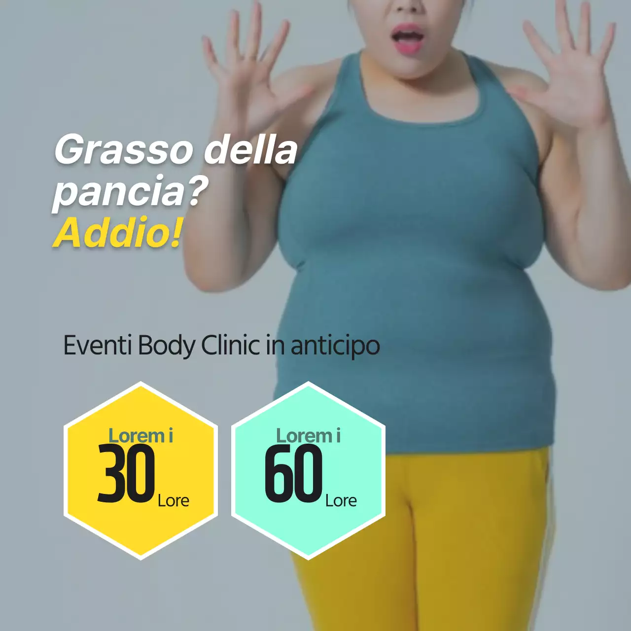 Utilizzate foto gialle e verdi per promuovere la vostra dieta