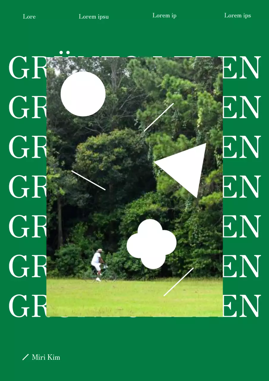 Grüner Buchumschlagentwurf im Selbstverlag für einen einfachen Aufsatz.