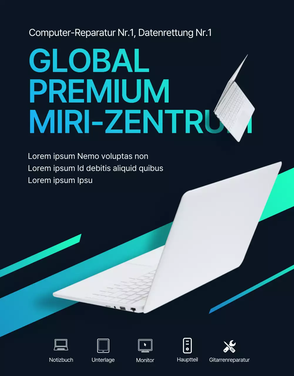 Details zum Laptop-Reparaturzentrum von Mint Colour