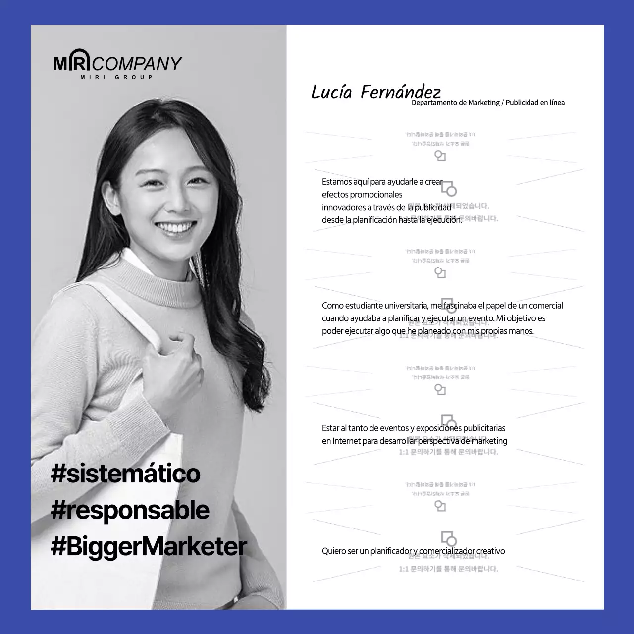 Concepto azul amarillo tarjeta de presentación de empleado corporativo noticias contenido de medios sociales