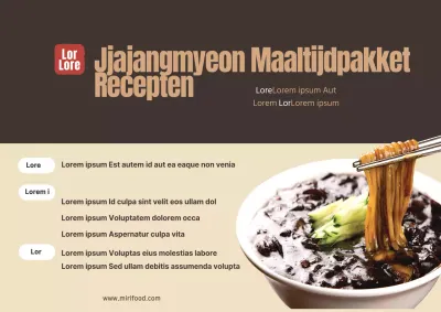 Voedselfotografie Intens Chinees Maaltijdpakket Recept