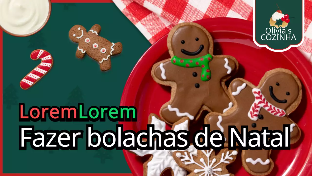 Miniaturas de Natal giras em verde e vermelho